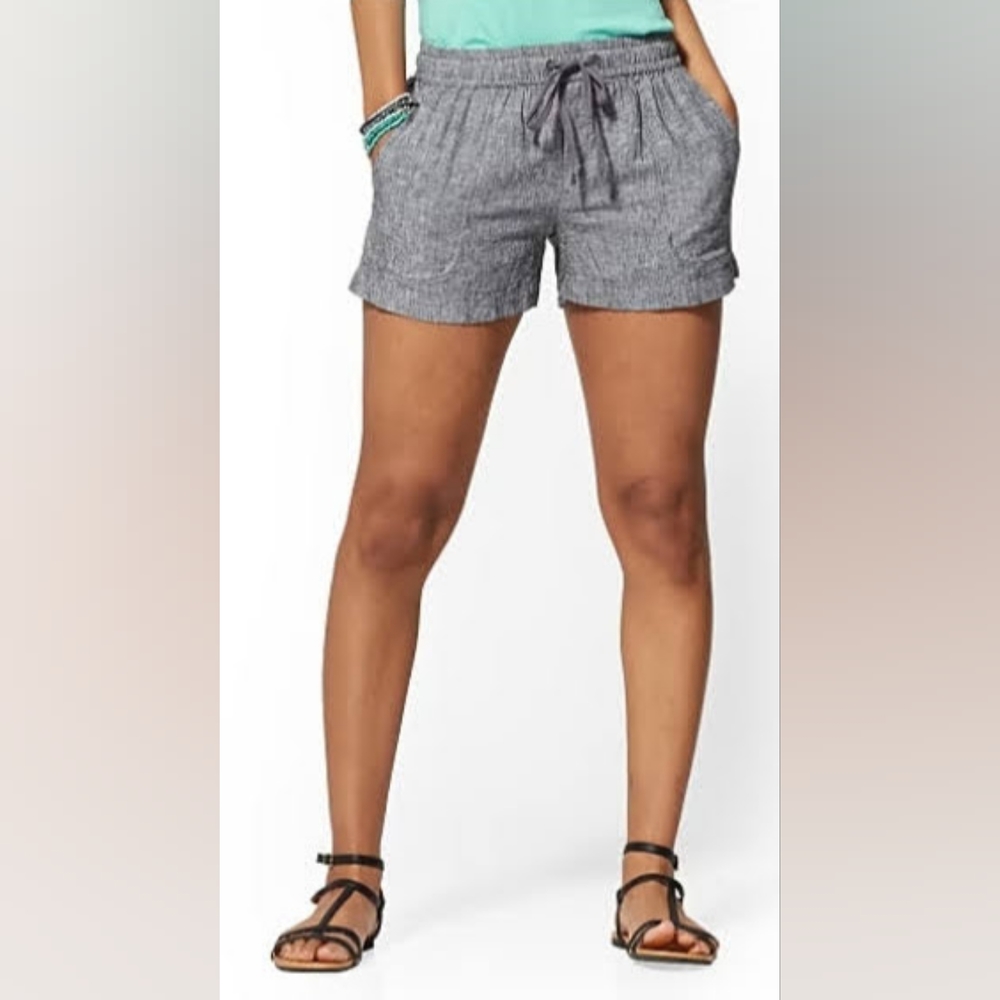 Soho St. Linen Blend Shorts NY&Co. (XS)